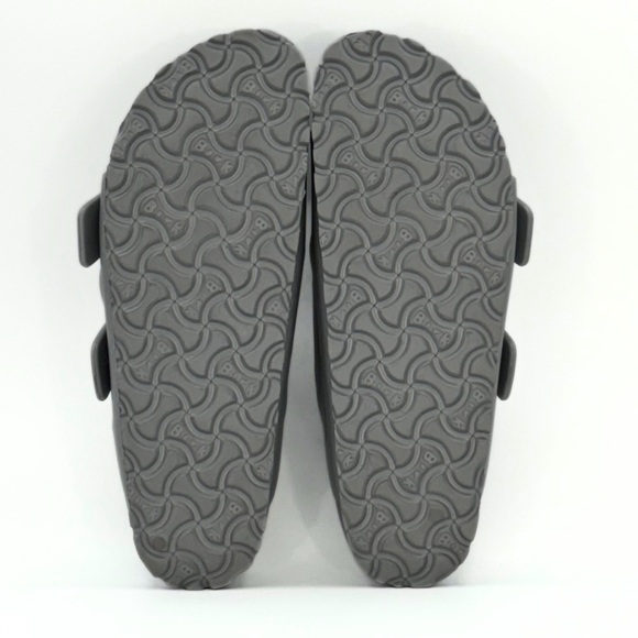 Birkenstock Arizona EVA Slide Sandals Women's Size 38 Gray Silver Double Strap - Picture 8 of 10